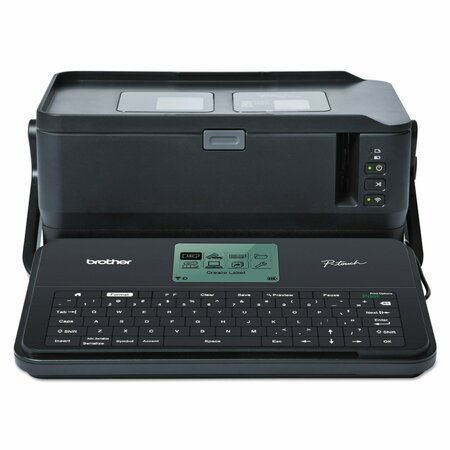 BROTHER PT-D800W Commercial/Lite Industrial Portable Label Maker, 60 mm/s Print Speed, 12.25 x 7.5 x 6.12 PTD800W